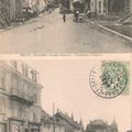 Insolite : Une carte postale de Delle avec deux vues de l’éditeur A. Burgermeister !