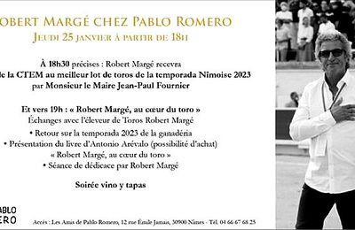 Robert Margé chez Pablo Romero à Nîmes