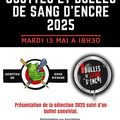 MEDIATHEQUE PLURIELLE, PRESENTATION DE LA SELECTION "GOUTTES ET BULLES DE SANG D'ENCRE 2025" :