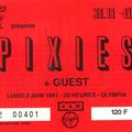 Pixies - Lundi 3 et Mardi 4 Juin 1991 - Olympia (Paris)