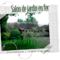 Salon de jardin en fer