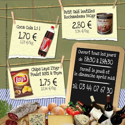 Epicerie du Café des Sports :: Flyer publicitaire A5