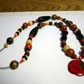 fruity wood necklace [cacac]