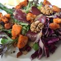 Salade aux couleurs d'automne