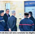 Incendie à la Sous-Préfecture