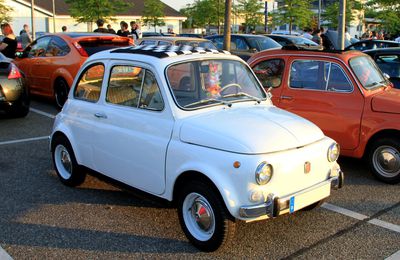 Fiat nuova 500 (Rencard Burger King juin 2013)