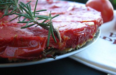 Tatin de tomates confites