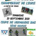 Invitation à la 3e Manche de la Coupe de Normandie 2020 à Verneuil le 20 Septembre