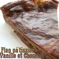 Flan pâtissier vanille-chocolat