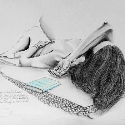 Baigneuse N°6. La lectrice. 
