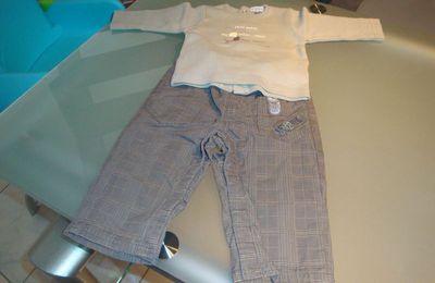 Pantalon & tee-shirt ML - Réf H9-004