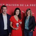 Actu littéraire :Camille de Peretti remporte le Prix Maison de la Presse 2024