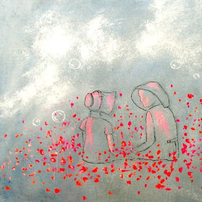 "Carré de soi" poésie en toile pour les plus grands ou les mamans