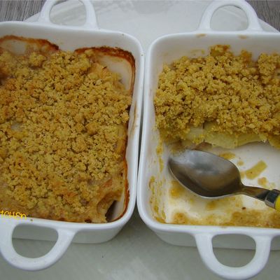 Mini crumbles de rougets