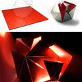 Lampe Origami, lumineux pliage...