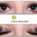 Make-Up Kaki pour les yeux marrons avec Yves Rocher 