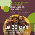 Le 30 avril, c'est la journée de la non-violence éducative!