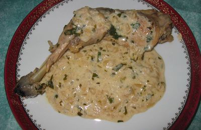 Cuisses de poulet à l'estragon