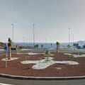 Rond-point à Candelaria (Espagne)