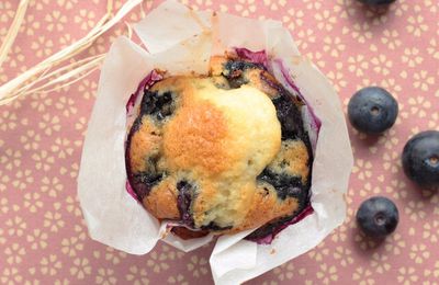 Recette du mercredi : Muffins aux myrtilles