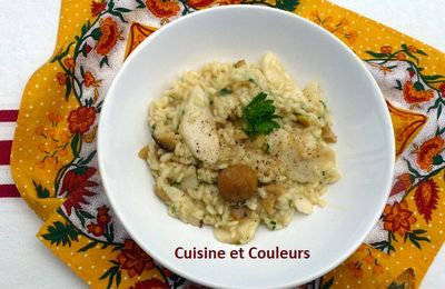 Risotto châtaignes poires