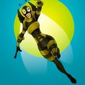 Bee-Girl by Mister P !