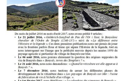 L'imagerie publicitaire du Banyuls confrontée à la lecture des sources historiques