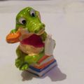 Figurine Croco' Ecolier kinder surprise