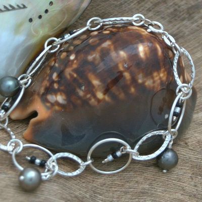 Heirani, Bracelet Argent et Perles