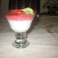 PANNACOTTA COCO-FRAISE {PARVE}