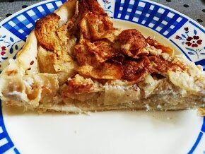 TARTE A LA CHIFFONNADE DE POMMES D'IDRIL