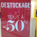 Liquidation Eram Grand Maine à Angers... 50% de remise sur tout le magasin