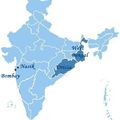 Sud du West Bengal et Est de l'Orissa