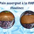 Pain de seigle auvergnat à la MAP Moulinex home bread