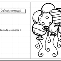 Fichier de calcul mental CM2 pour la période 4