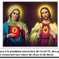 Contre le COVID-19: Appel à signatures pour une consécration de la France aux Cœurs de Jésus et de Marie