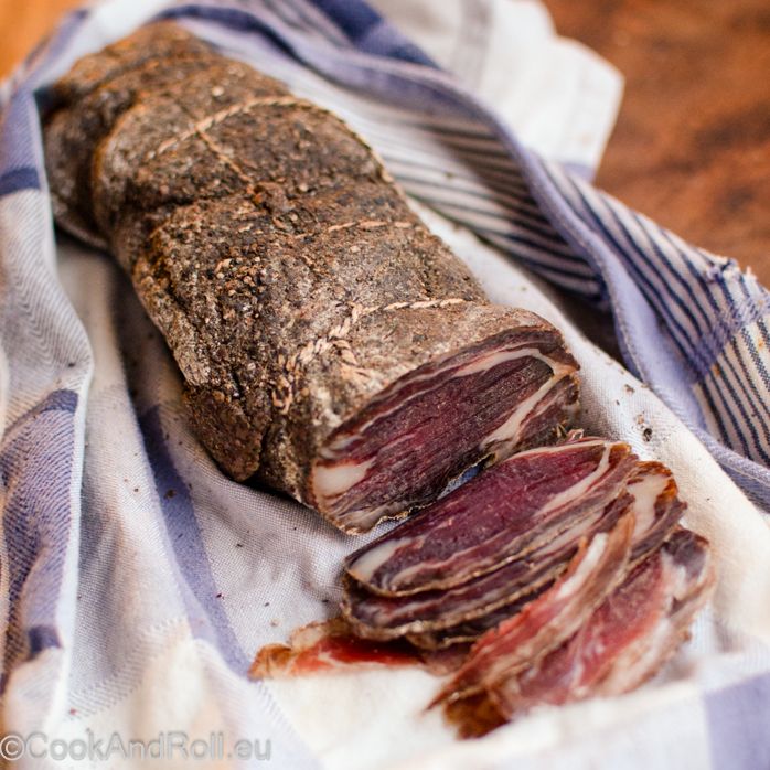 Boeuf séché au frigo dry cured beef