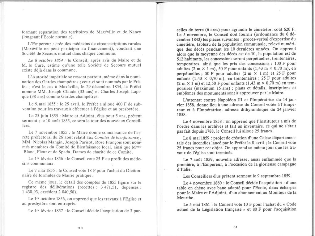 Histoire de Maxéville par André Vautrin 