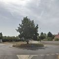 Rond-point à Combs-la-Ville