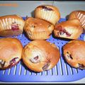 Muffins aux cerises