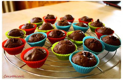 Petits fondants au chocolat et aux noix de pécan