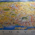 Superbes plans cartes de Tôkyô et Kamakura au format poster