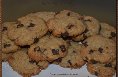 Cookies aux noix et chunks de chocolat