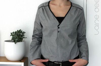 Blouse de man... et tuto déplacement pince poitrine