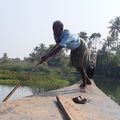 Tour de bateau dans les backwaters