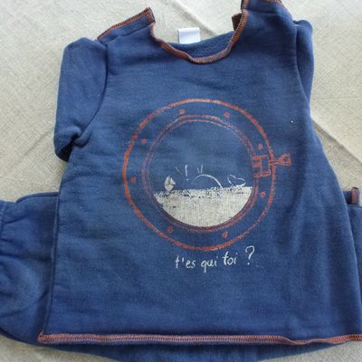 Ensemble Petit Bateau - 12 mois - 3 euros + Frais de port