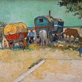 Camp de gitans près d'Arles, 1888, par Vincent Van Gogh.
