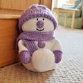 Snowman Door Stop - Knitting by post