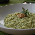 Risotto au pesto de sauge et de noix, sans gluten 