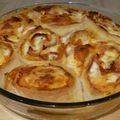 Pizza rolls au jambon et mozzarella